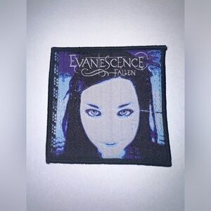 EVANESCENCE, FALLEN, BLACK BORDER, SEW ON WOVEN PATCH